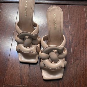 Coach heels size 9 like new condition!!!